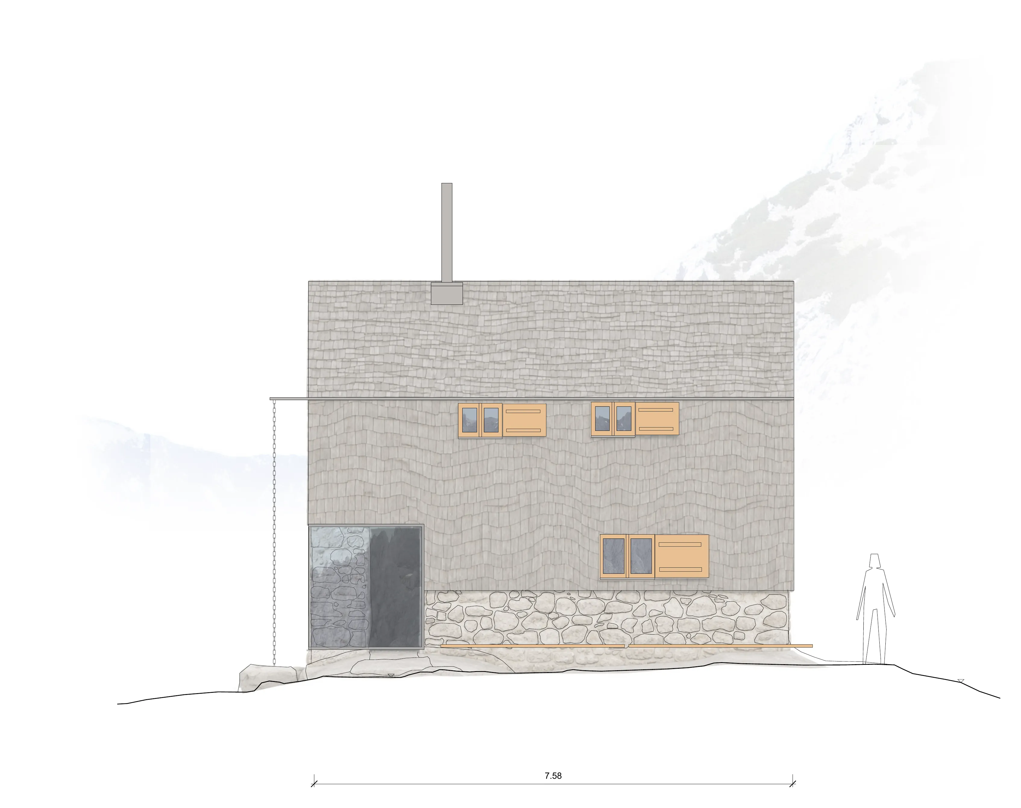 West elevation