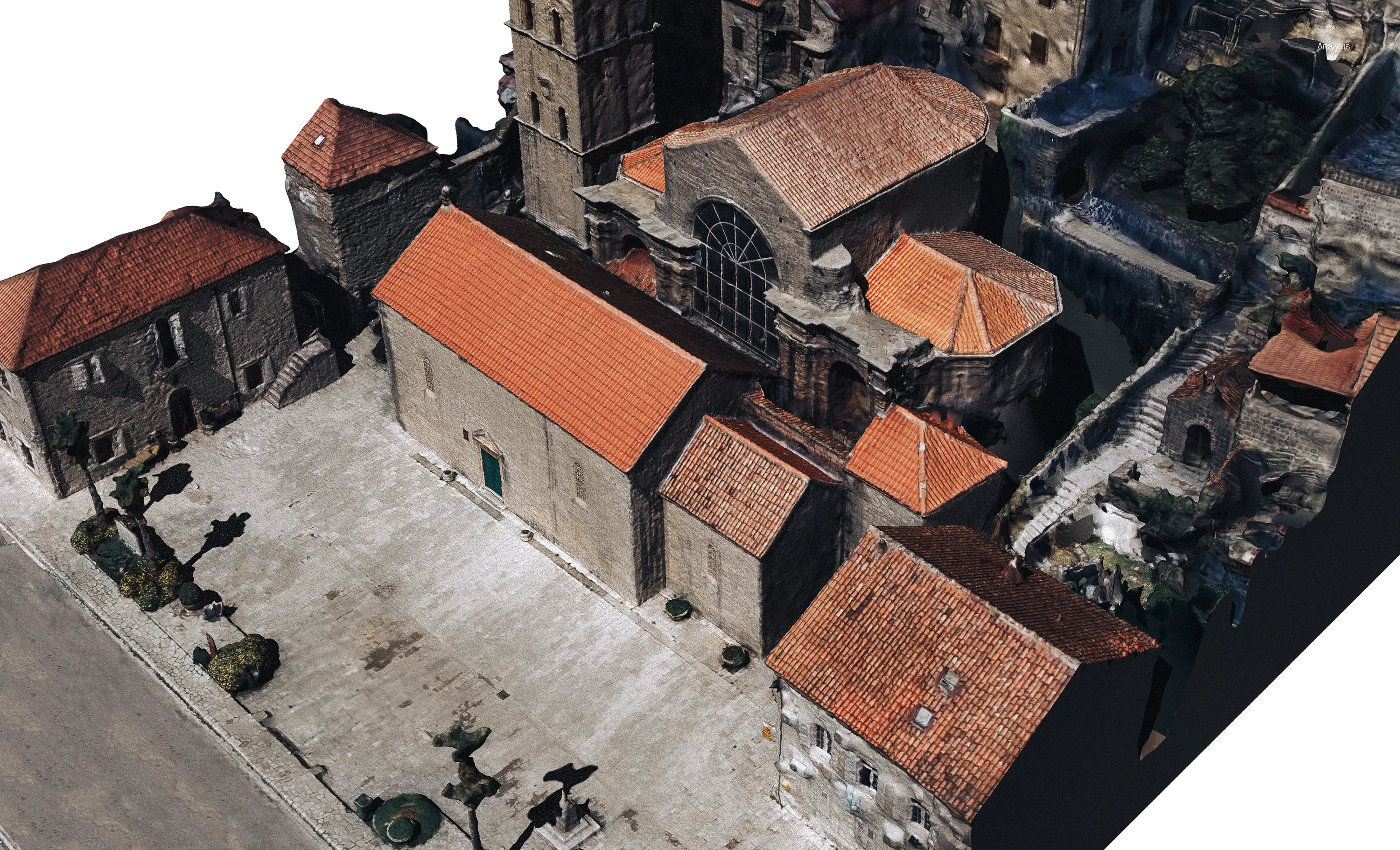 The surveyed churches