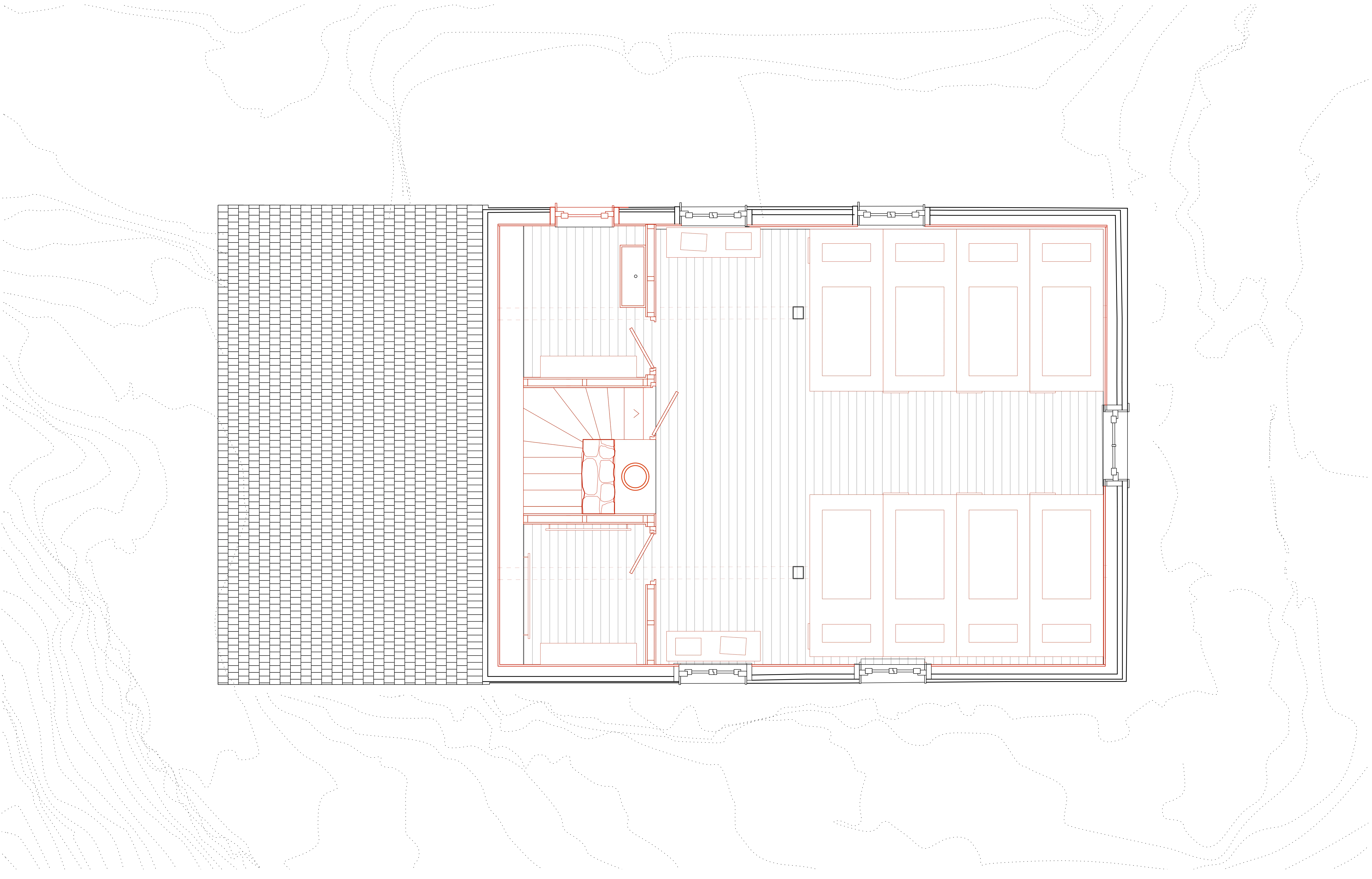 Upper floor: sleeping spaces