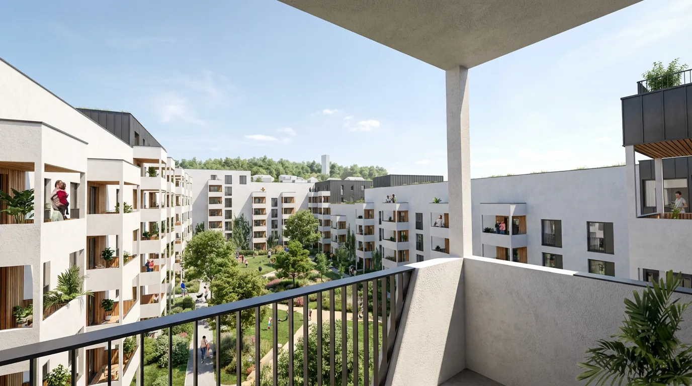 Living beside the courtyard